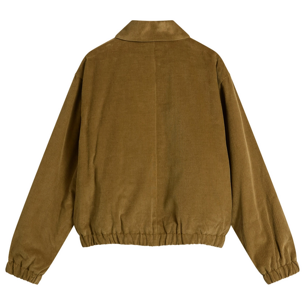 AMI Paris Men's Fine Corduroy Velvet ADC Jacket Bronze
